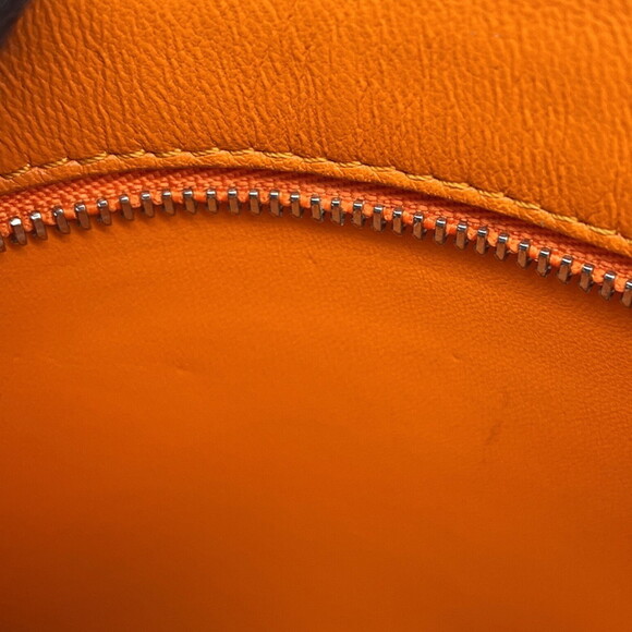 BURBERRY Orange Leather Shoulder Bag - Picture 7 of 16